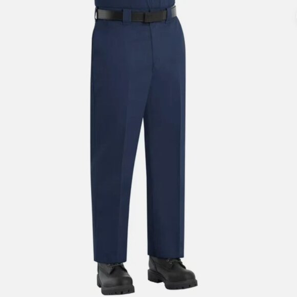 Mens Red Kap Industrial Utility Work Pants Navy Uniform Size 29x30 - Picture 1 of 3